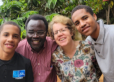 Asiku family with Gordon and Brenda Wilkinson